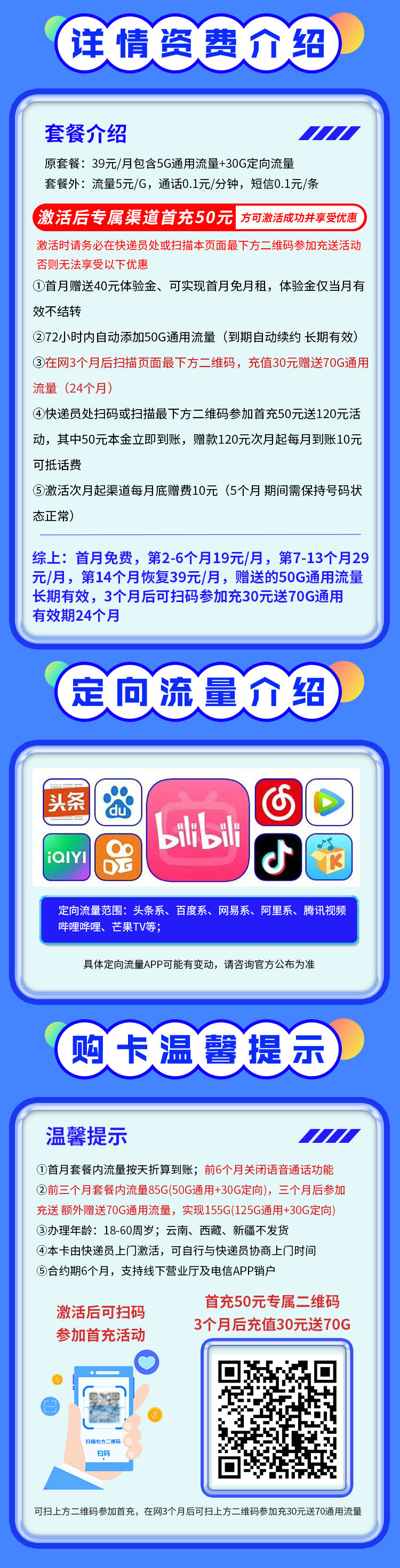 卡世界官方推荐：电信风桦卡19元155G流量  第2张